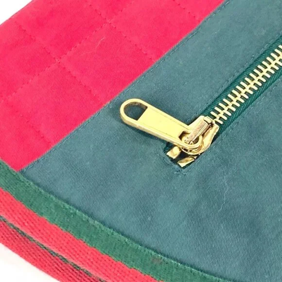 GUCCI Dog Puppy Doggie Pet coat GG For dogs cotton Red/Green - Picture 4 of 14